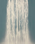 Glacial Lines by Christina Craemer, oil on canvas, Illuminated Lines series, waterfall close-up 2022