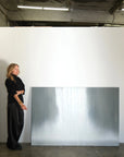 Absolute Lines by Christina Craemer, mixed media on canvas, waterfall series 2021