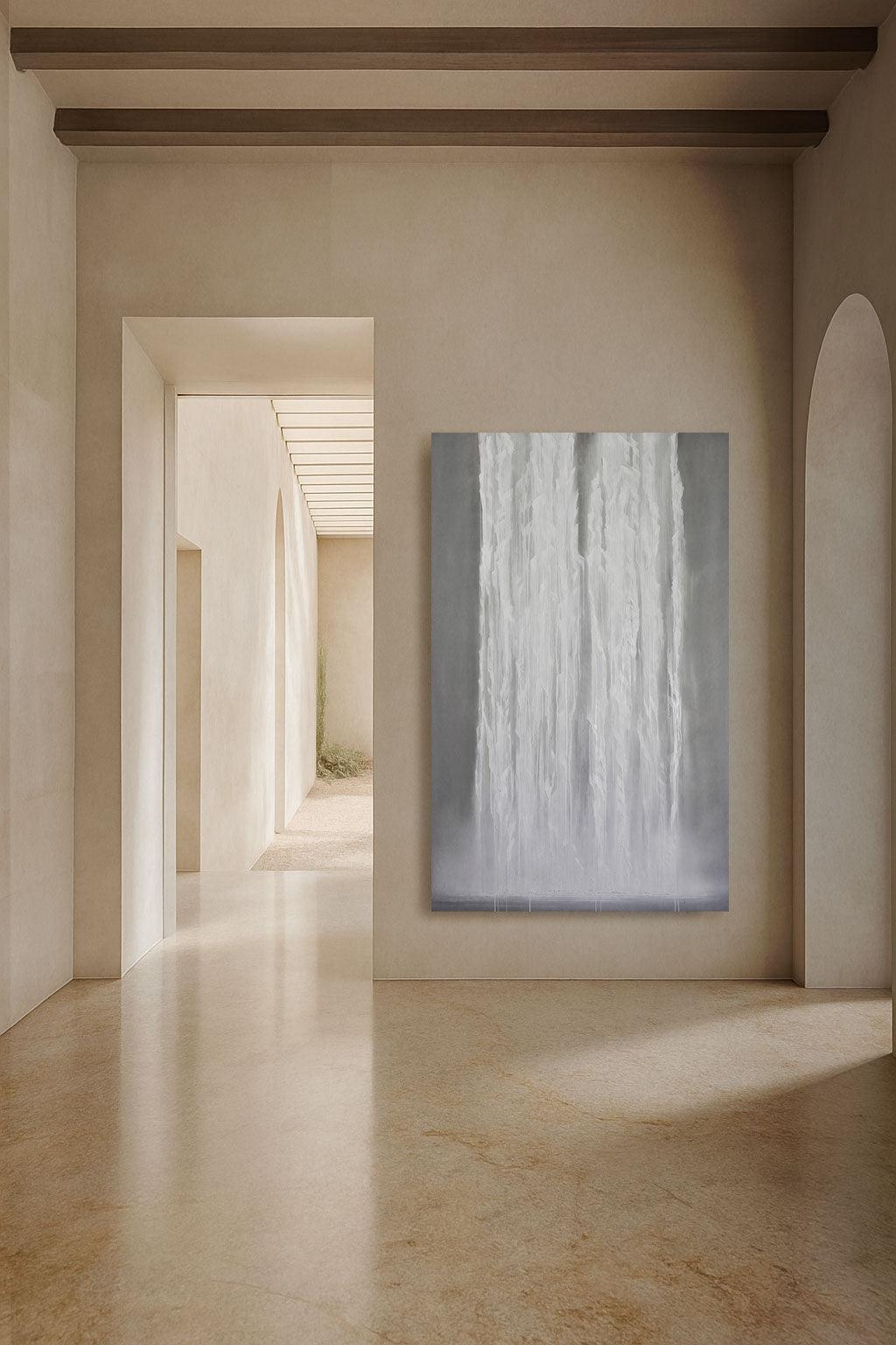 Luminous Lines On Grey - ChristinaCraemer