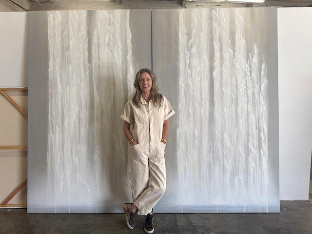 Luminous Lines On Grey - ChristinaCraemer