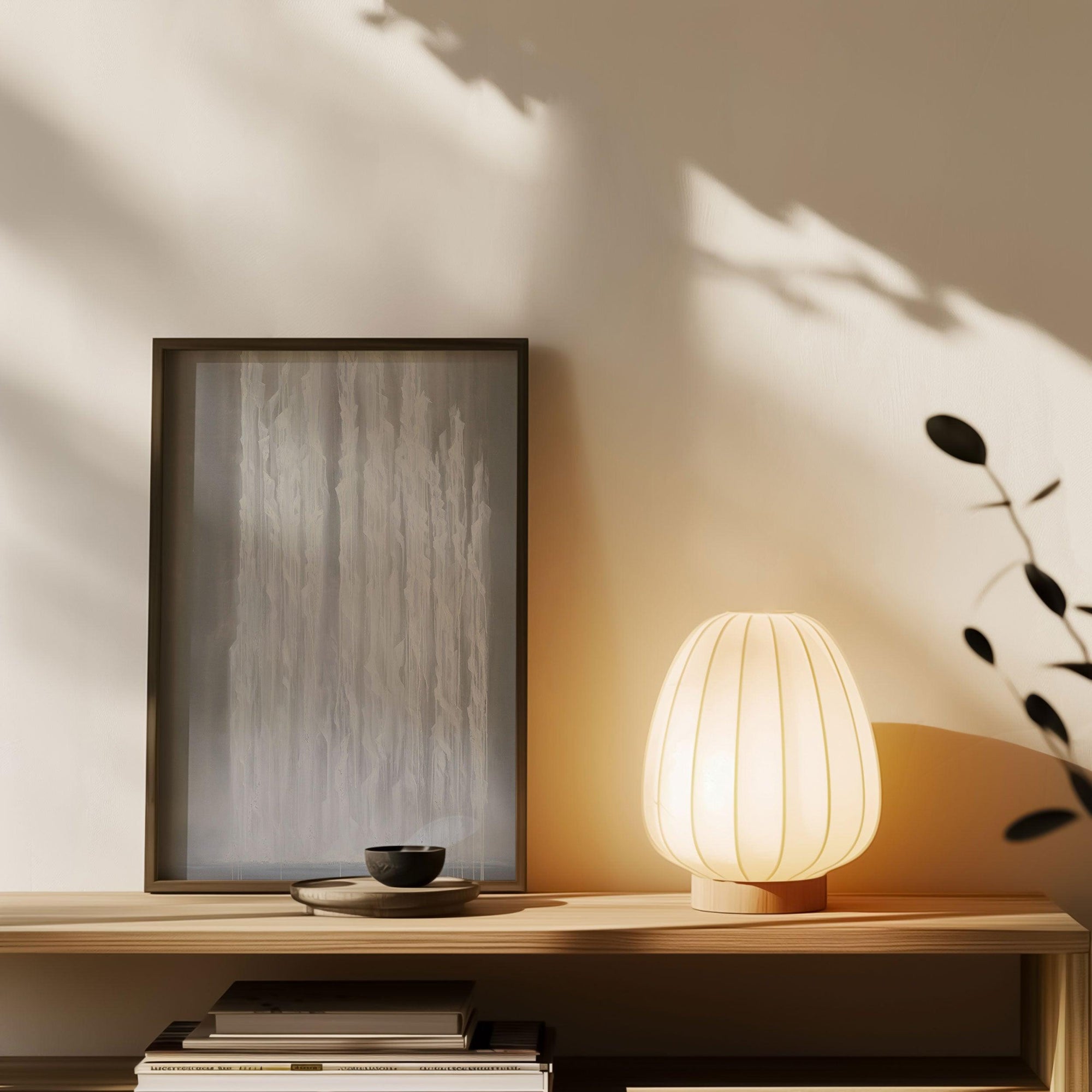 Luminous Lines On Grey - ChristinaCraemer